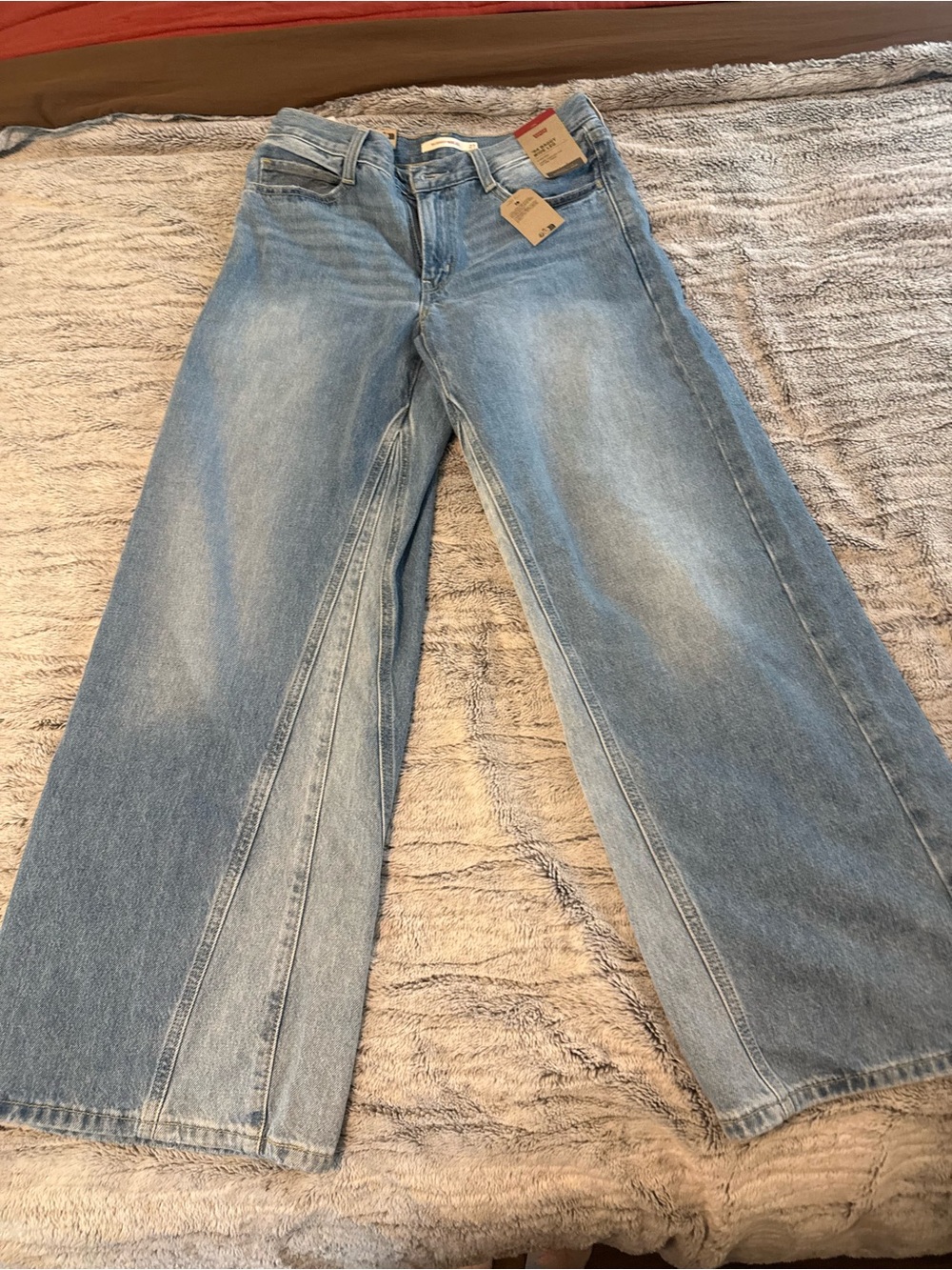 Signature by Levi Strauss Light Blue Wide Leg Jeans